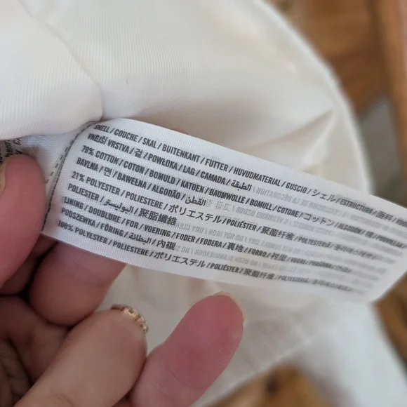 Abercrombie & Fitch Tweed Cropped Preppy White‎ Blazer Size XL - Picture 5 of 8